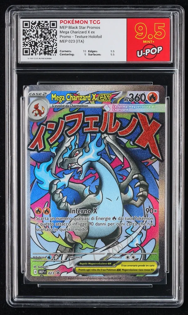 Mega Charizard X ex – Fronte