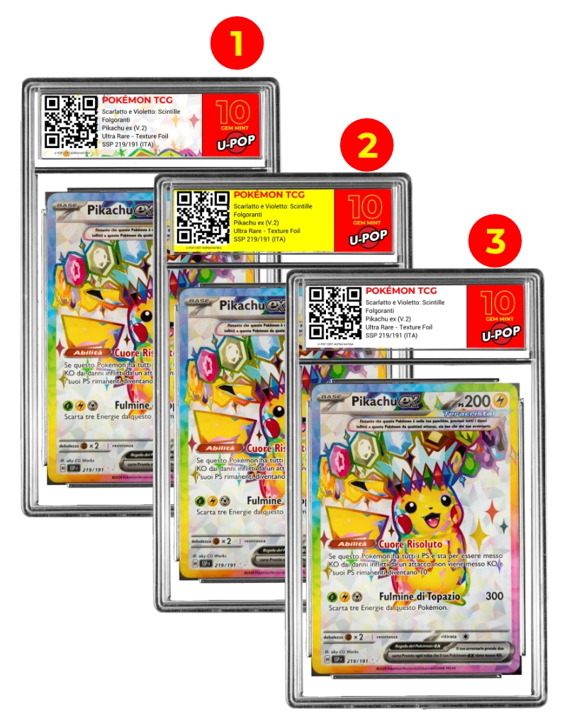 The labels of U-Pop slabs