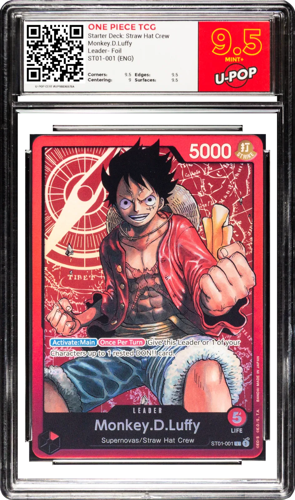 Slab U-Pop certificato 1163 6D