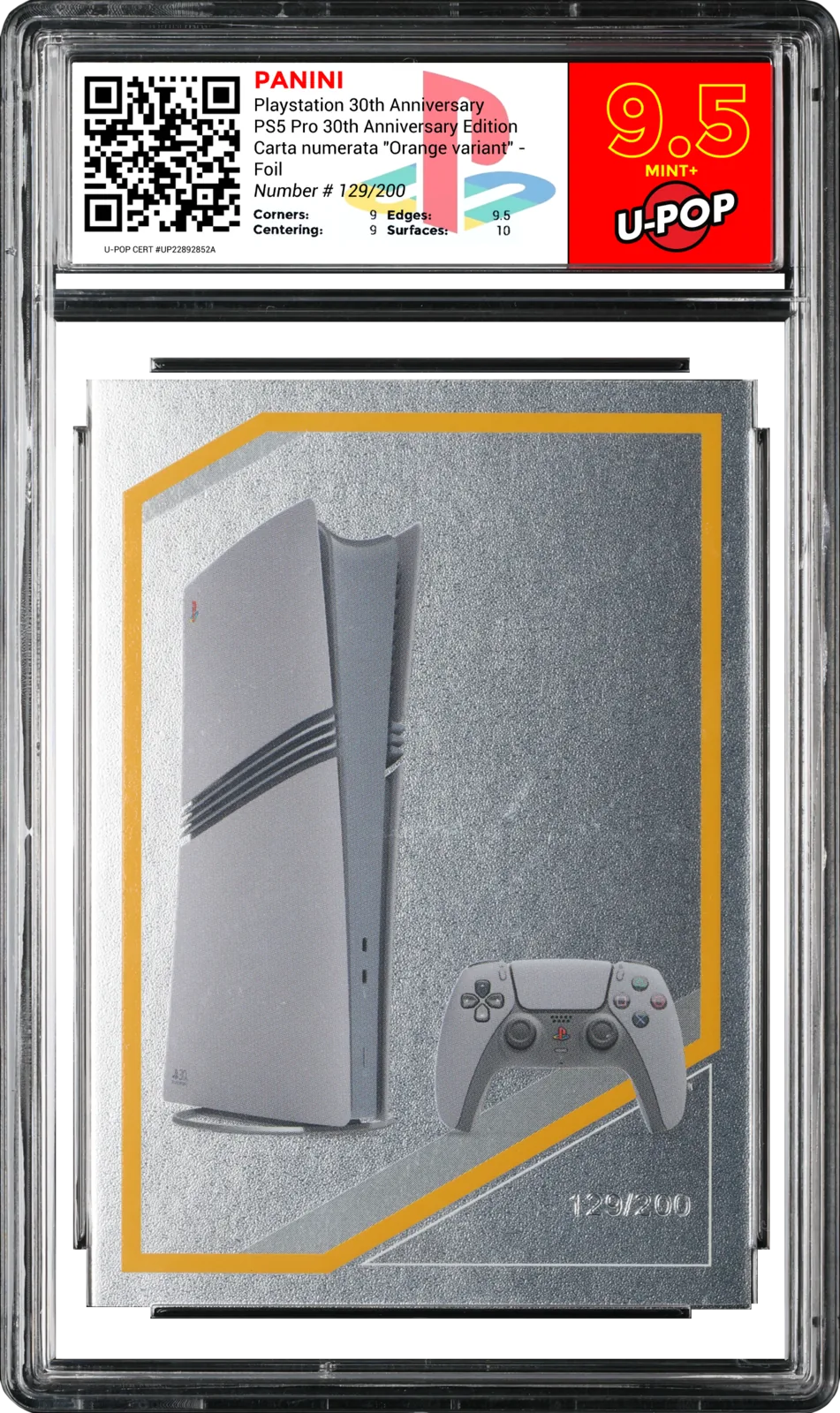 Slab U-Pop certificato 869 8D
