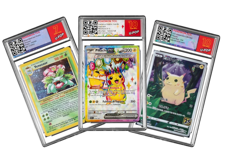 U-Pop Grading Logo Pokémon Cards